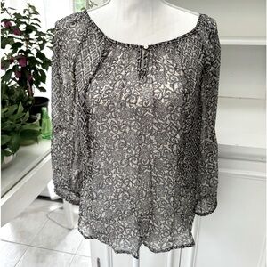 Lucky Brand sheer top
